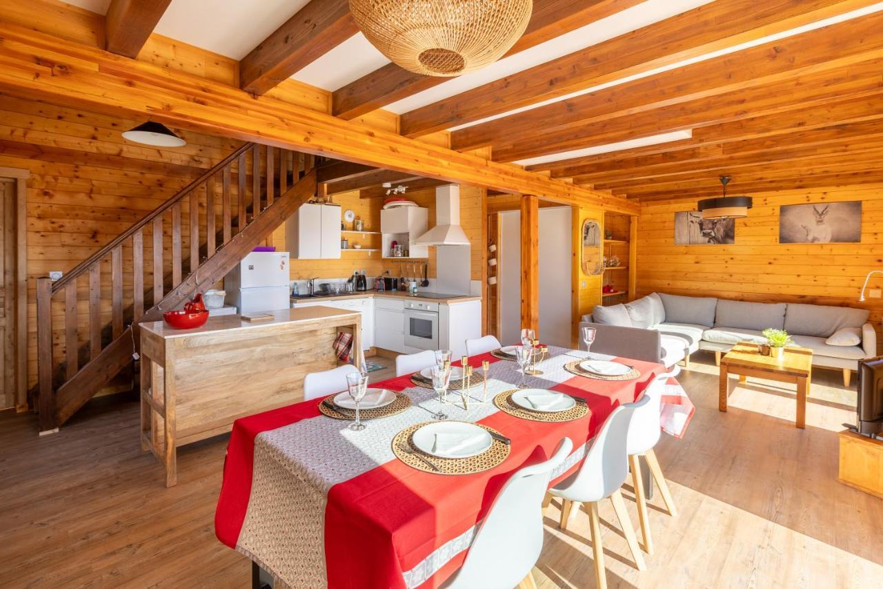 Chalet Les Tilleuls - Jolie Vue Montagne Et Lac Angles Zewnętrze zdjęcie