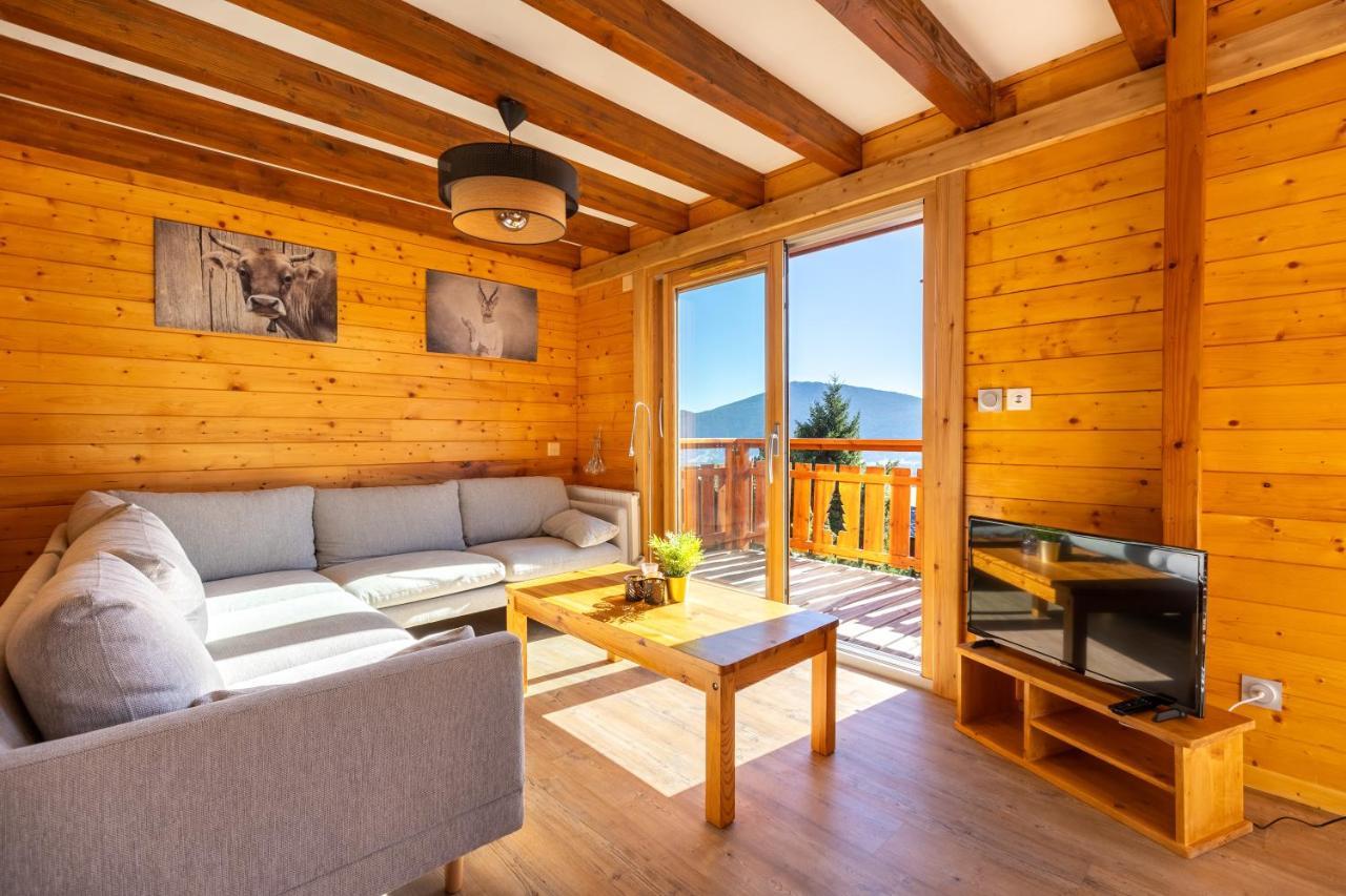 Chalet Les Tilleuls - Jolie Vue Montagne Et Lac Angles Zewnętrze zdjęcie