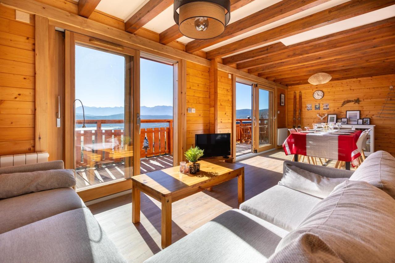 Chalet Les Tilleuls - Jolie Vue Montagne Et Lac Angles Zewnętrze zdjęcie